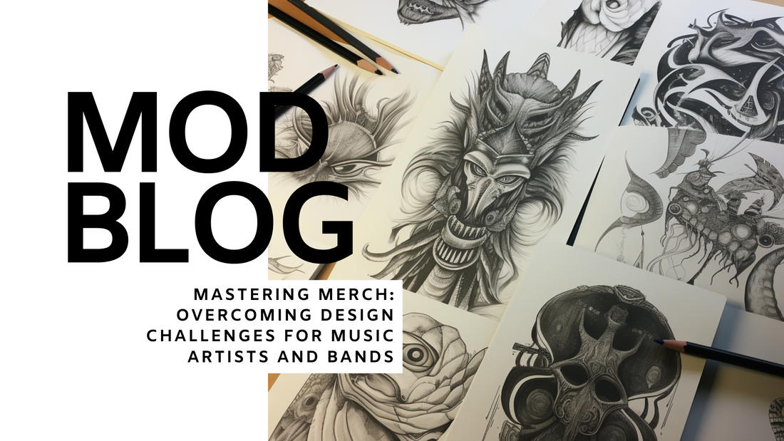 Mastering Merch: Overcoming Design Challenges for Music Artists and Bands