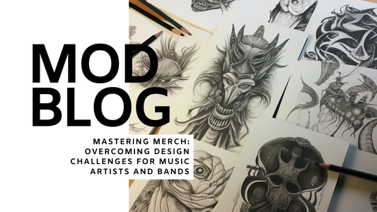 Mastering Merch: Overcoming Design Challenges for Music Artists and Bands