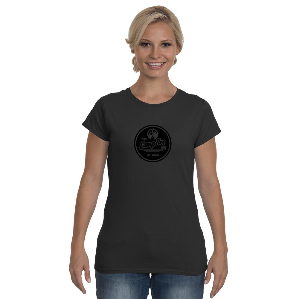 TCJ Traditional Black Softstyle Ladies T-Shirt