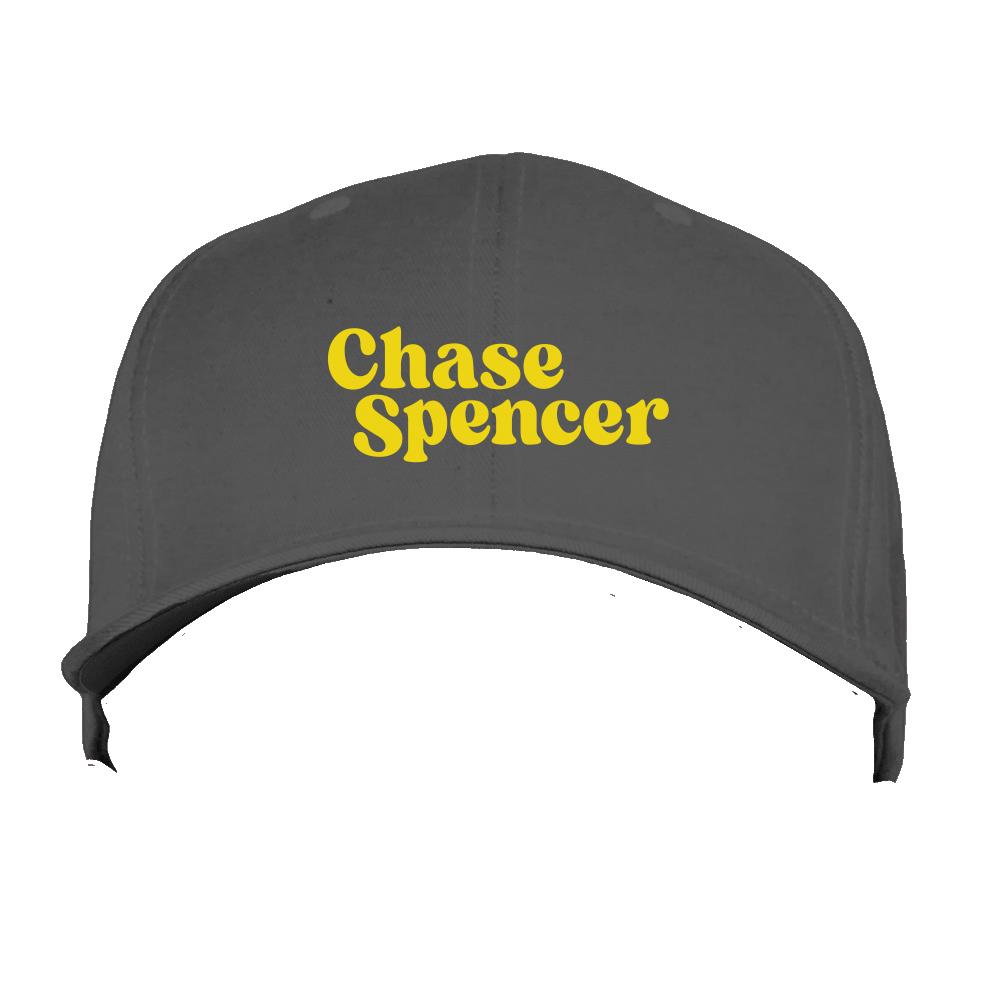 Chase Spencer Logo Yellow Peached Cotton Twill Dad Cap