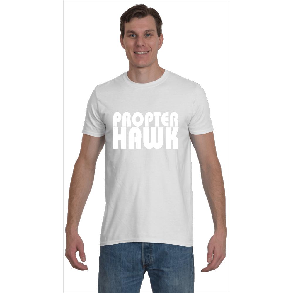 Propter Hawk White Logo Softstyle T-Shirt
