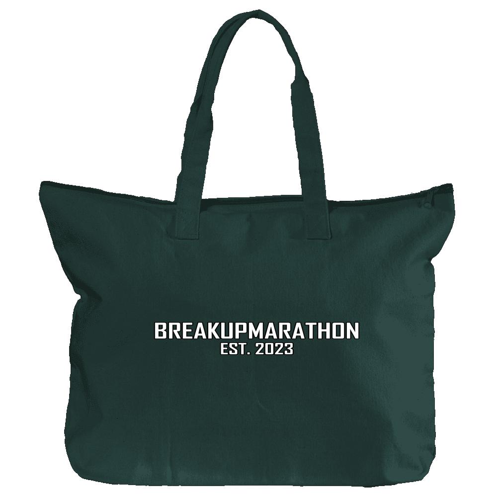 Test breakup Canvas Zippered Book Tote (12oz)