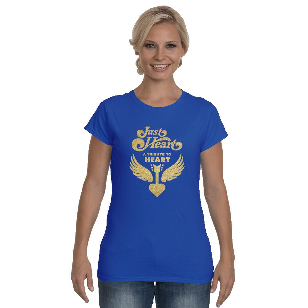 Just Heart Gold Softstyle Ladies T-Shirt