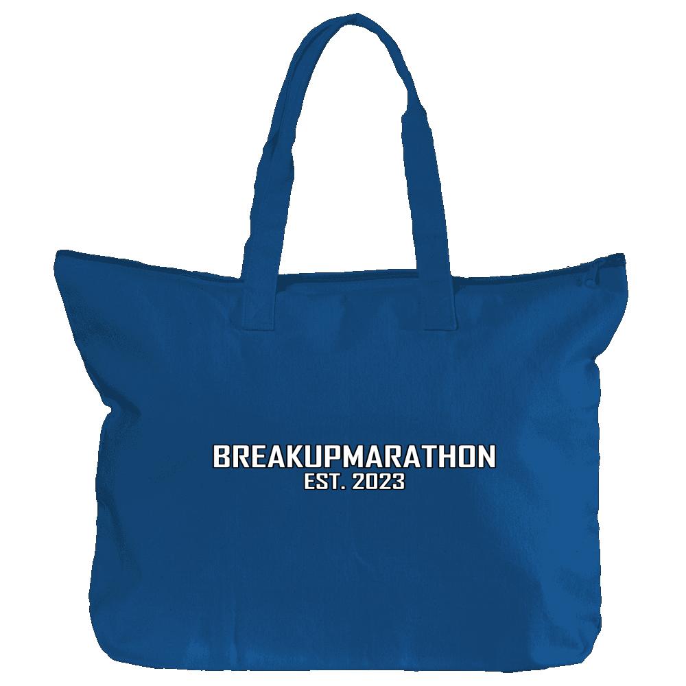 Test breakup Canvas Zippered Book Tote (12oz)