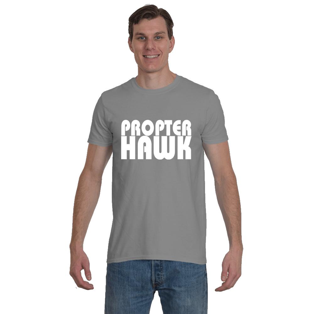 Propter Hawk White Logo Softstyle T-Shirt