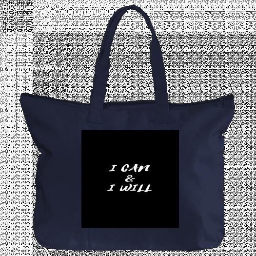 test_Canvas Zippered Book Tote (12oz)