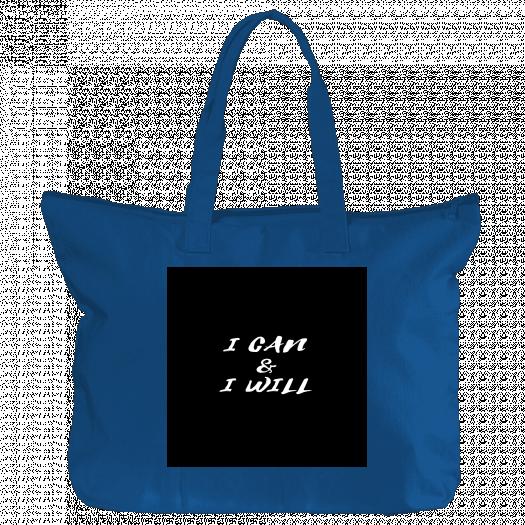 test_Canvas Zippered Book Tote (12oz)